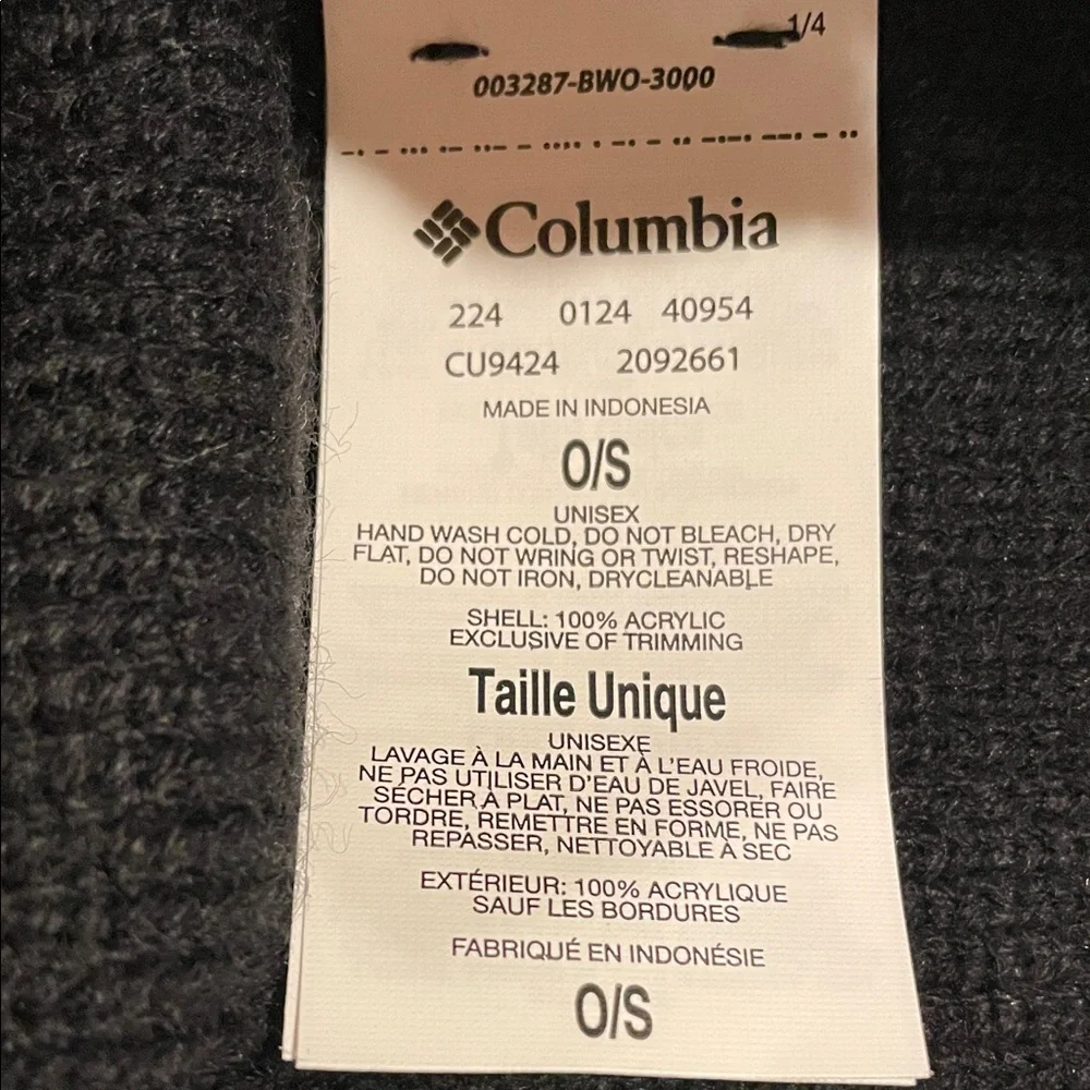 NWT Columbia Unisex Boundless Hills Balaclava